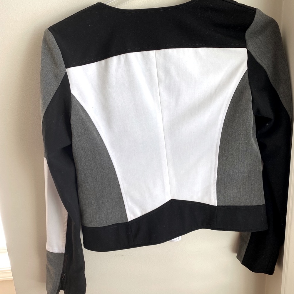 Michael Kors Color Block Moto Jacket - Picture 3 of 5